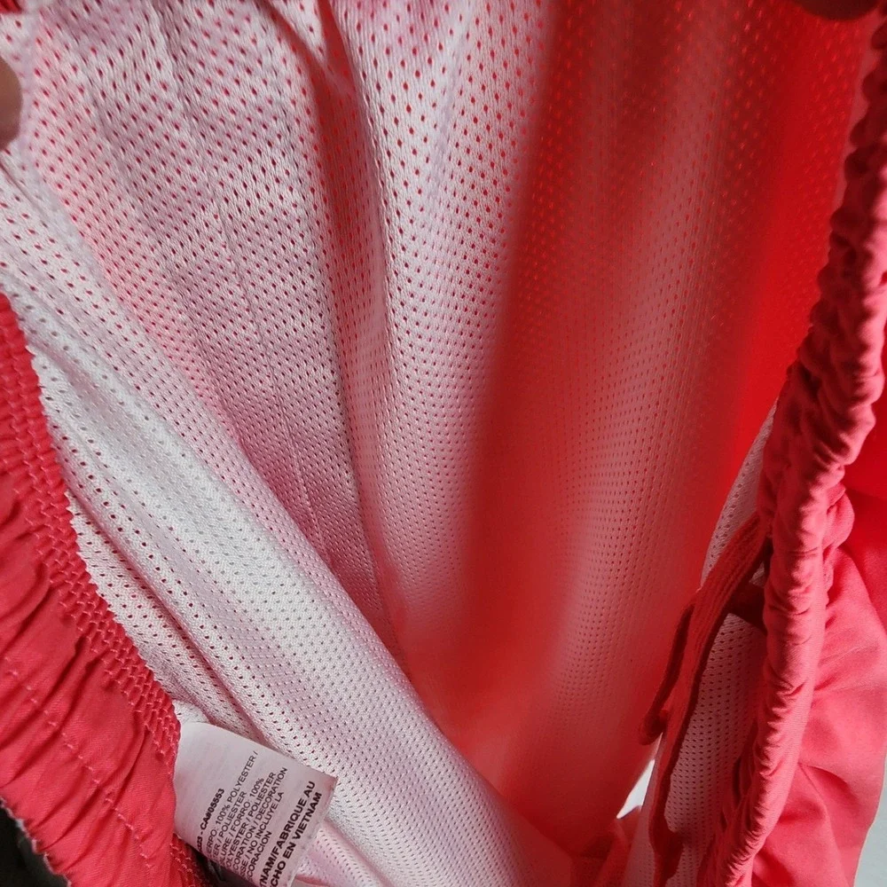 Nike Large L Red Performance Mesh Lined Athletic Running Shorts Gym Workout